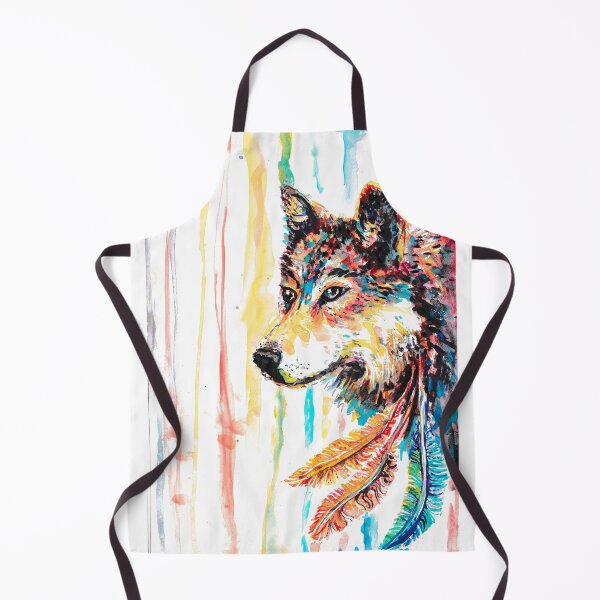 Item preview, Rainbow wolf designed and sold by Cheryle  Bannon.