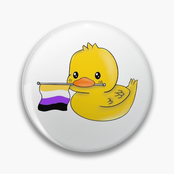 Item preview, Non-binary duck  designed and sold by RuthlesRuth.