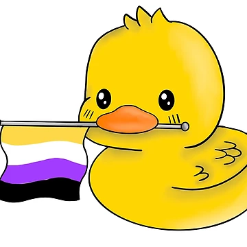 Artwork thumbnail, Non-binary duck by RuthlesRuth