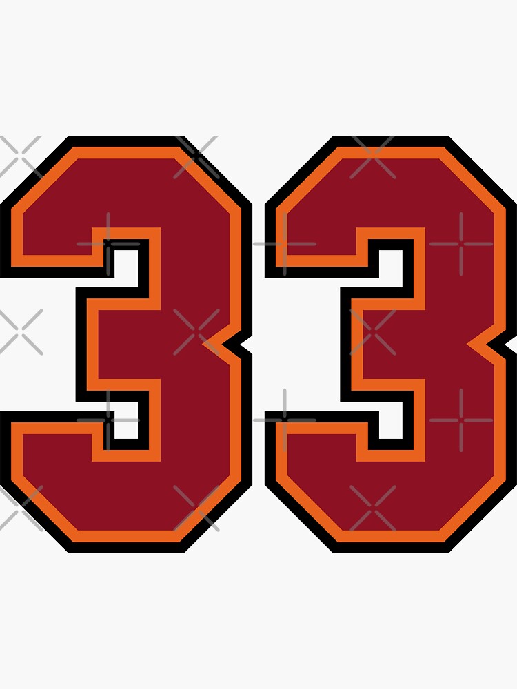 Number 69 Sports Tampa Sixty-Nine Jersey Sticker for Sale by HelloFromAja