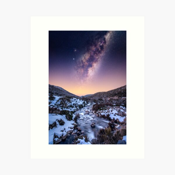 Item preview, Milky Way over Snowy River designed and sold by Sasch Halpin.