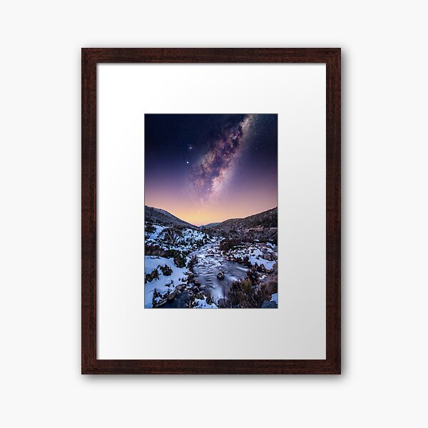 Item preview, Milky Way over Snowy River designed and sold by Sasch Halpin.