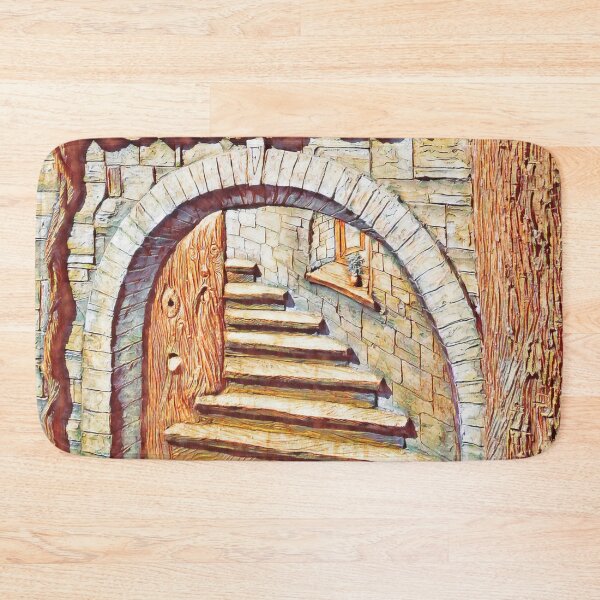 Item preview, Entrance to a forest home designed and sold by helenkaiy.
