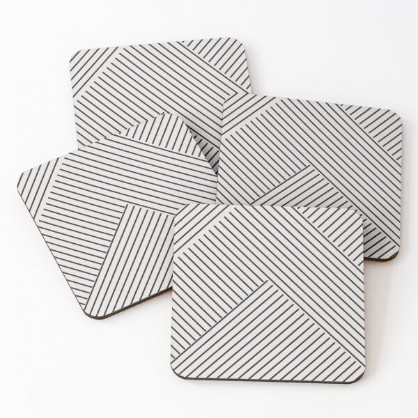 Item preview, Black and white Geometric lines designed and sold by mysticminimals.