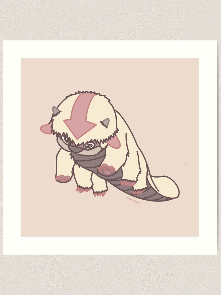 Baby Appa / Sky Bison from Avatar the Last Airbender Art Print for Sale  by hufsa-creations