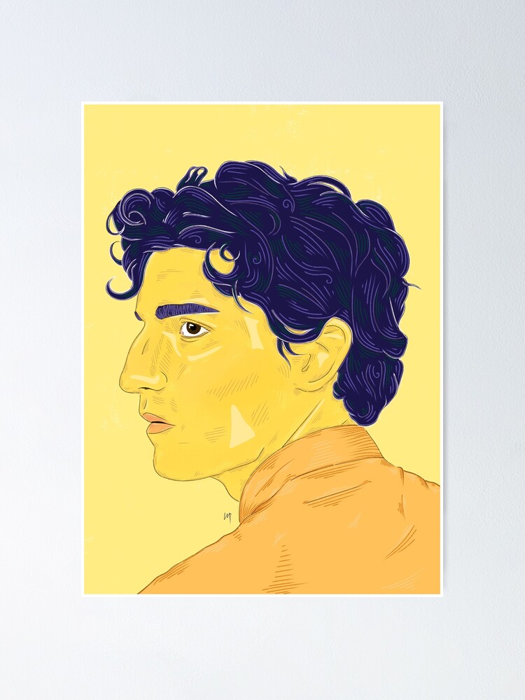 &ldquo;Louis Garrel Portrait " Poster by Lara-Hattingh | Redbubble