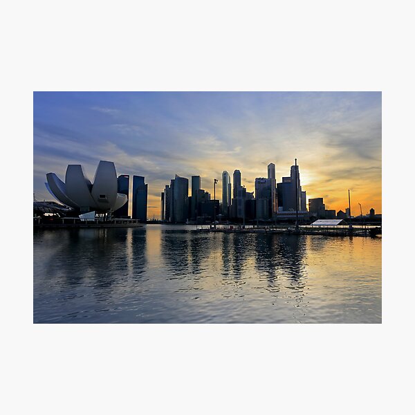 Item preview, Singapore marina at sunset designed and sold by Tam Church.