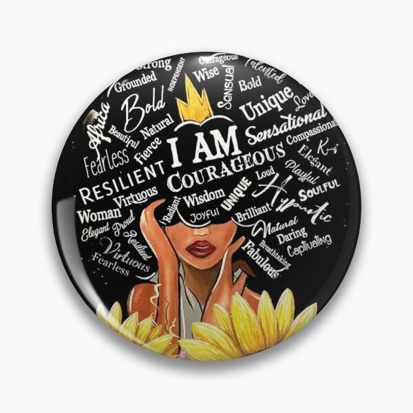 Item preview, i am courageous wisdom unique designed and sold by MonaMortiz.