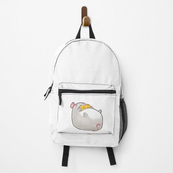 Item preview, Happy White Rat with Cheese Kawaii designed and sold by karspaul.