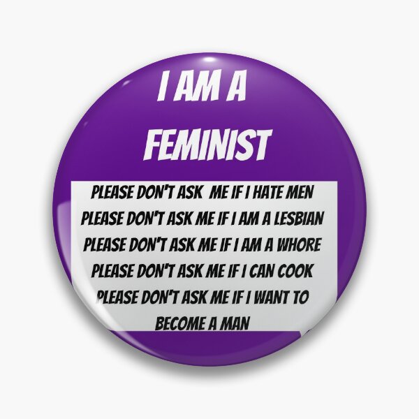 Item preview, I AM A FEMINIST DON'T ASK ME THESE QUESTIONS designed and sold by PanAfrican PanSexual.