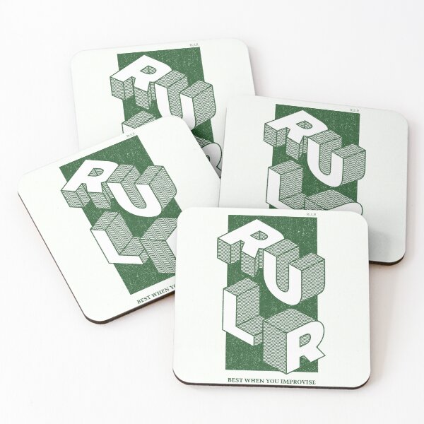 Isometric Coasters (Set of 4)