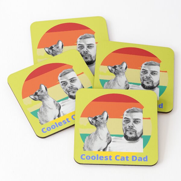 Item preview, Coolest Cat Dad designed and sold by HamiltonmagicTs.