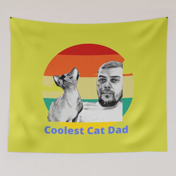 Item preview, Coolest Cat Dad designed and sold by HamiltonmagicTs.
