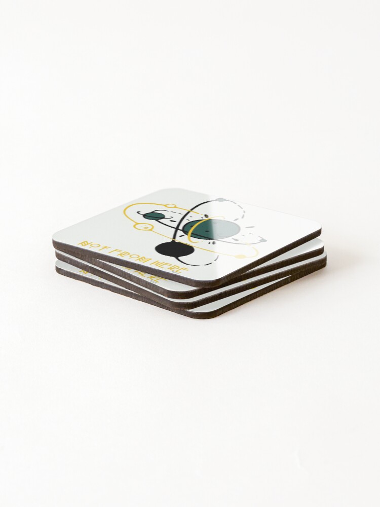 Thumbnail 4 of 5, Coasters (Set of 4), Eh No designed and sold by RULR.