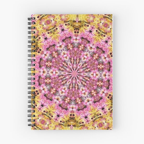 Item preview, Pink and yellow flower mandala designed and sold by MarilynBaldey7.