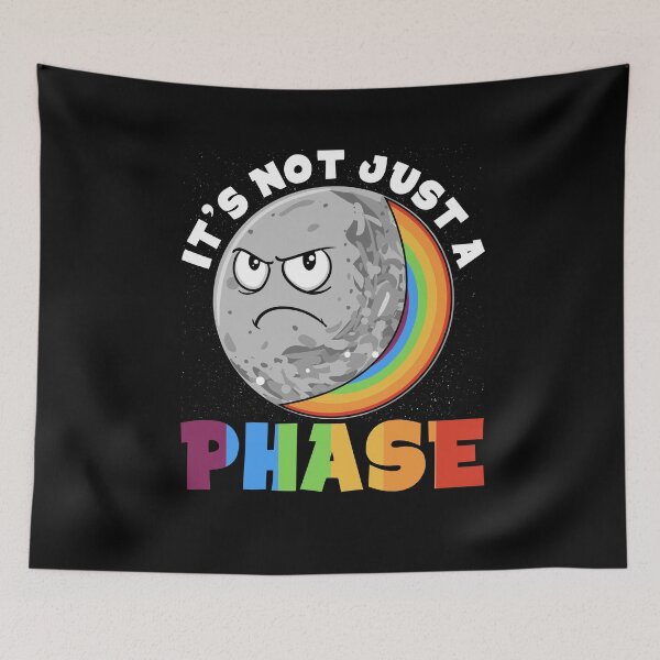 Item preview, Moonphases Halfmoon LGBT for LGTBQ community designed and sold by ShopTheStyle.