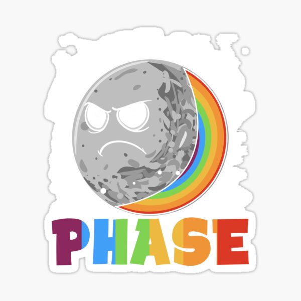 Item preview, Moonphases Halfmoon LGBT for LGTBQ community designed and sold by ShopTheStyle.