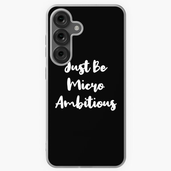 Item preview, Just Be Micro Ambitious | Life | Quotes | Black designed and sold by Wintre2.