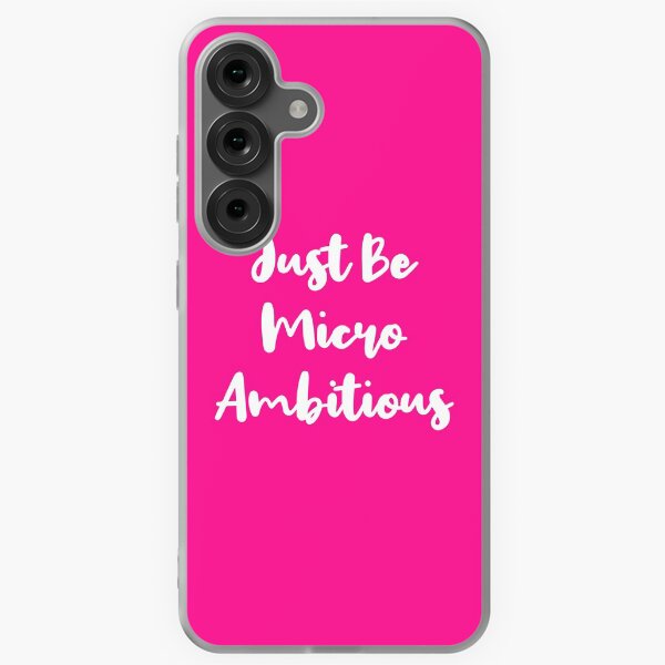 Item preview, Just Be Micro Ambitious | Life | Quotes | Pink designed and sold by Wintre2.
