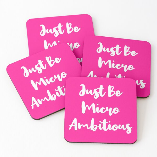 Item preview, Just Be Micro Ambitious | Life | Quotes | Pink designed and sold by Wintre2.