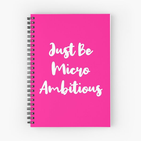 Item preview, Just Be Micro Ambitious | Life | Quotes | Pink designed and sold by Wintre2.