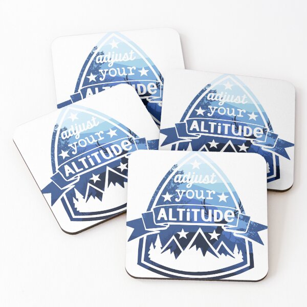 Item preview, Adjust Your Altitude Mountain Scenery Logo designed and sold by RosalieReeves.