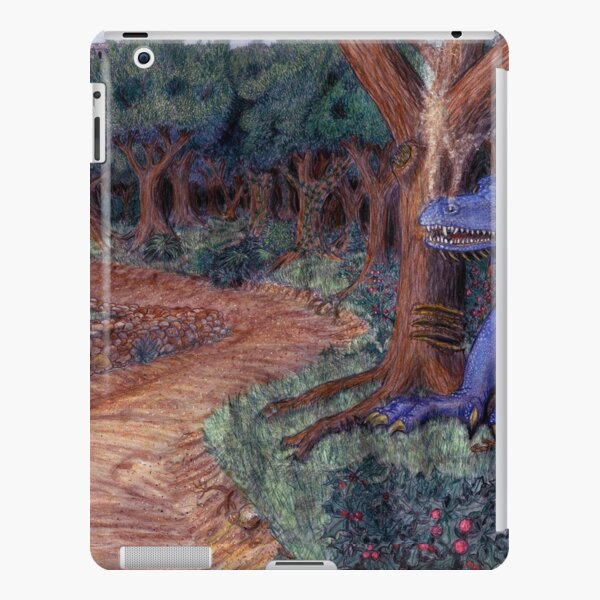 Lying In Wait - Dragon and Maiden iPad Snap Case