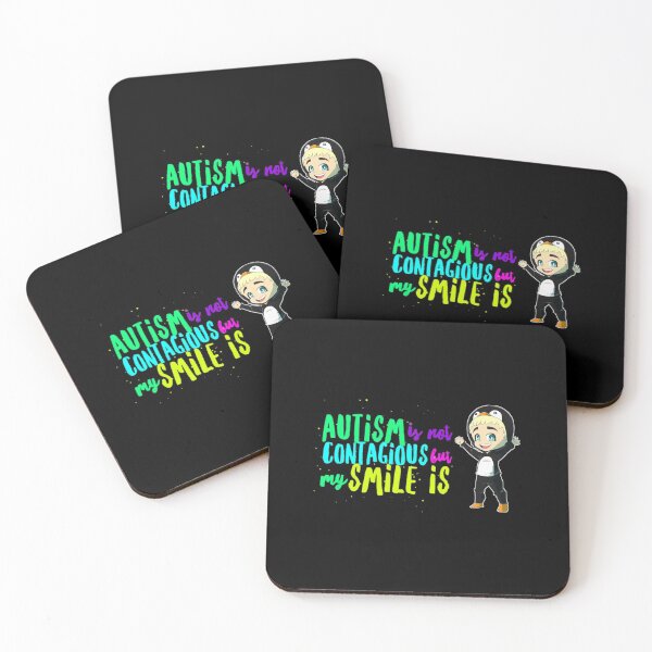 Item preview, Autism is not contagious, but my smile is! designed and sold by DNBotha.
