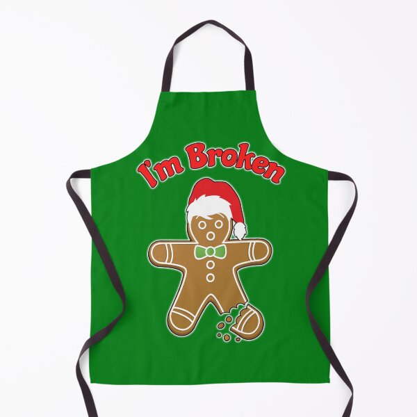 Item preview, I'm Broken Gingerbread man Emo Funny Christmas designed and sold by funnytshirtemp.