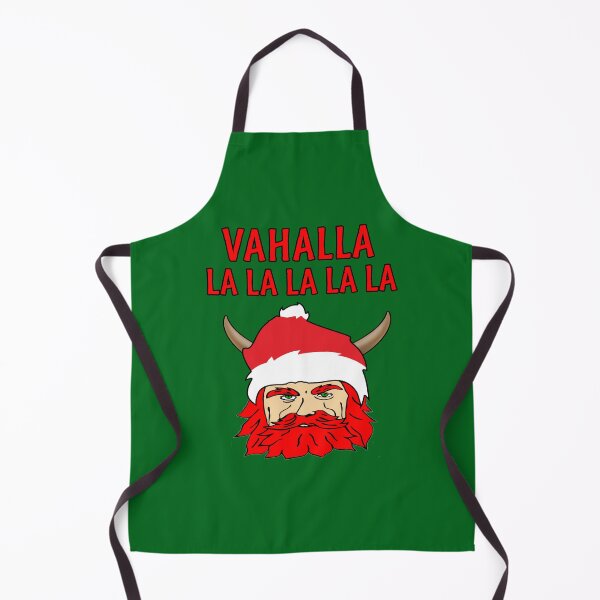 Item preview, Vahalla La La La Viking Funny Christmas Santa Hat Red Beard designed and sold by funnytshirtemp.