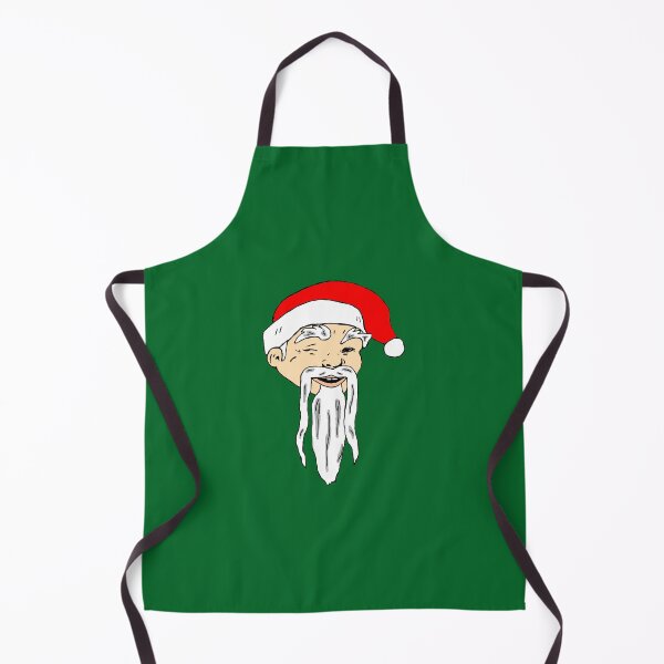 Item preview, Asian Santa Fu Manchu Beard and Mustache Chinese Christmas designed and sold by funnytshirtemp.