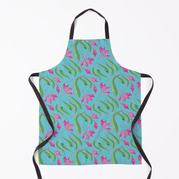 Item preview, Contemporary Gumnuts and Leaves - Pink and Light Blue Palette designed and sold by Sketchbook Designs.