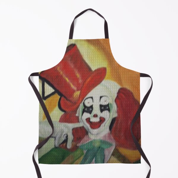 Item preview, Creepy Clown Ugly Sweater style Red Top Hat Circus designed and sold by funnytshirtemp.