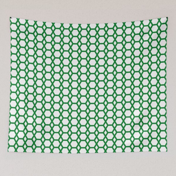 Item preview, Hexagon Pattern in Green designed and sold by belly-e-luna.