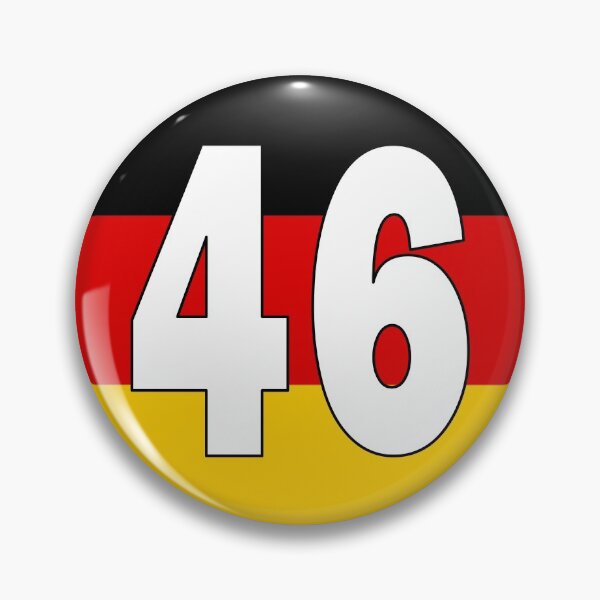 Item preview, Number 46 with Germany flag on the background designed and sold by AllShirts21.