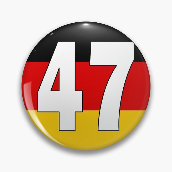 Item preview, Number 47 with Germany flag on the background designed and sold by AllShirts21.