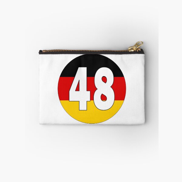 Item preview, Number 48 with Germany flag on the background designed and sold by AllShirts21.