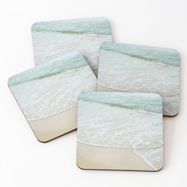 Item preview, White sand beach ocean waves designed and sold by shirtmate.