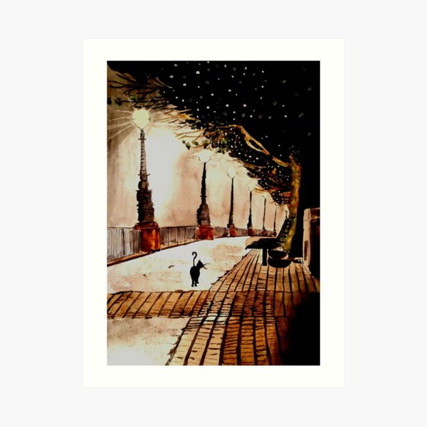 london lights Art Print