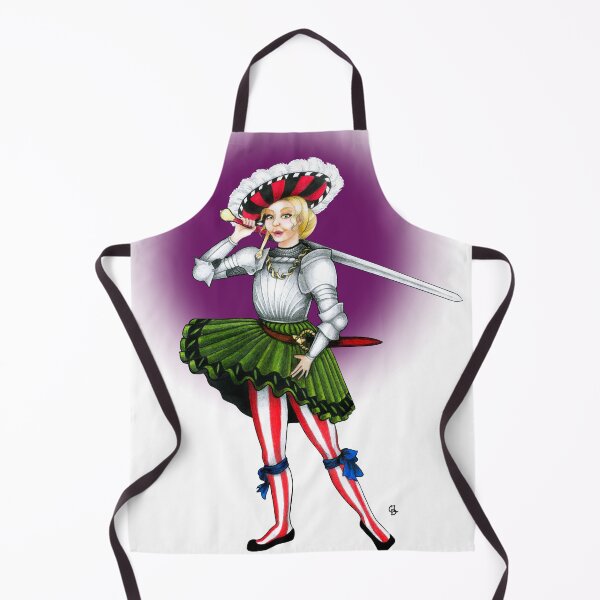 Item preview, Lansknecht Frau Pin Up Girl (Purple) designed and sold by Claudia-dslr.