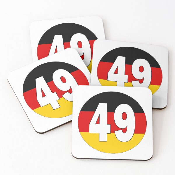 Item preview, Number 49 with Germany flag on the background designed and sold by AllShirts21.