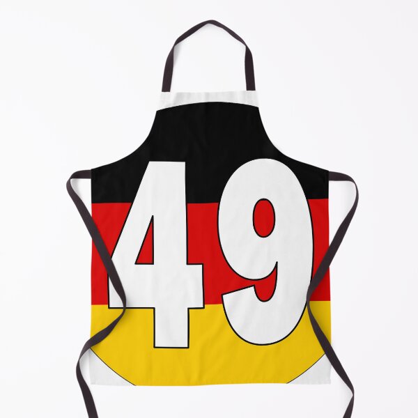 Item preview, Number 49 with Germany flag on the background designed and sold by AllShirts21.