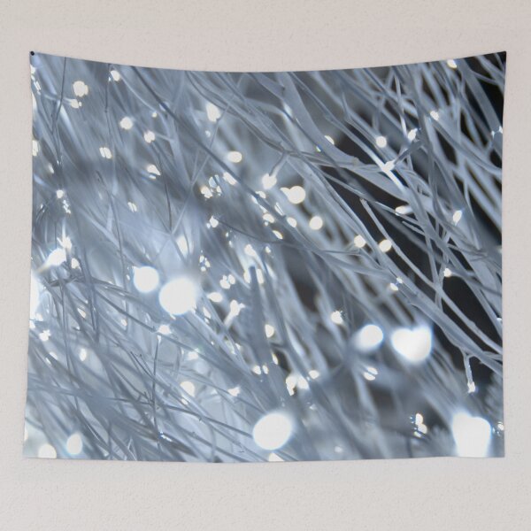 Item preview, WHITE LIGHTS WIRES | Abstract Pattern Photo designed and sold by PhotoStory.