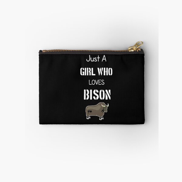 Item preview, Just A Girl Who Loves bison designed and sold by Essakhi12.