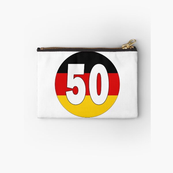 Item preview, Number 50 with Germany flag on the background designed and sold by AllShirts21.