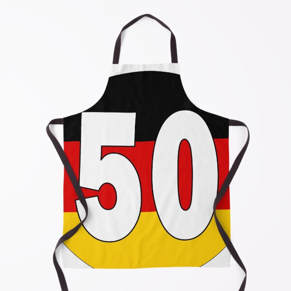 Item preview, Number 50 with Germany flag on the background designed and sold by AllShirts21.