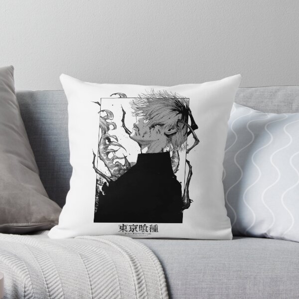 Tokyo Ghoul Kaneki Ken Throw Pillow