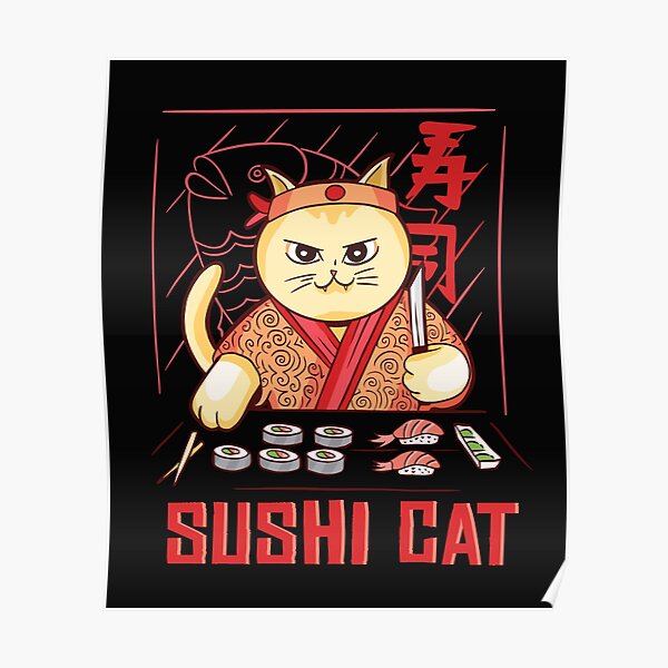 Poster Sushi Lustig Redbubble