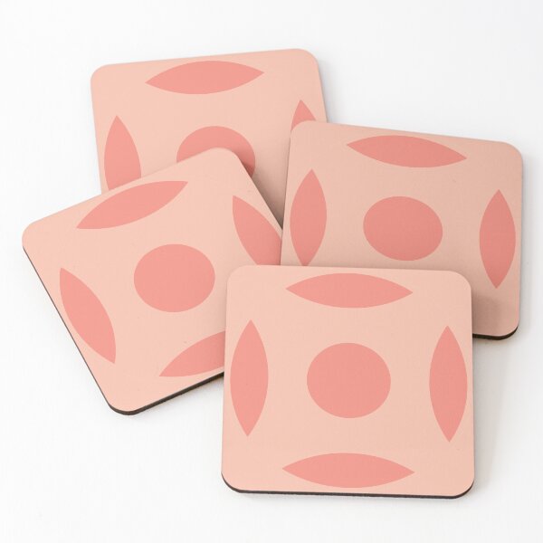Item preview, Geometric Pattern: Intersect Circle: Salmon designed and sold by Red Wolf.