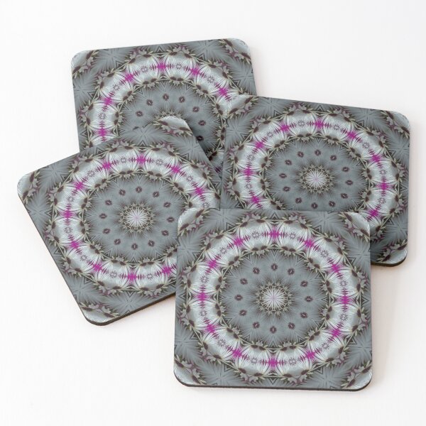 Item preview, Magenta white and grey mandala designed and sold by MarilynBaldey7.
